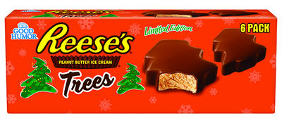 Reese's Peanut Butter + Ice Cream + Tree Shape = Christmas Delight
