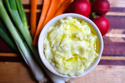 Roasted Garlic and Potato Dip Recipe