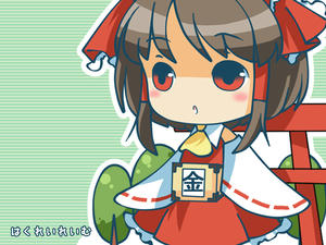 ちび霊夢壁紙