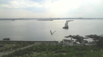 蕪島からの海