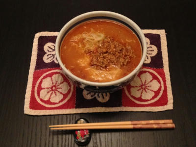 キーマカレー風担々麺