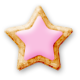 にゃんだ～日記絵文字 クッキーアイシング 星