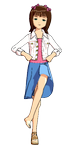 素足の春香さん