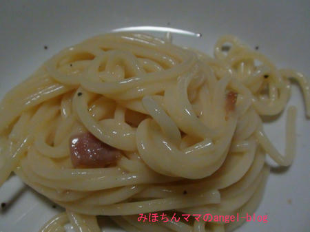 カルボナーラスパゲティ