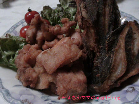 鶏と魚のから揚げ