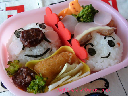 幼稚園弁当・アンパンマン＆あかちゃんまん弁当