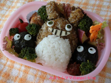 トトロ・まっくろくろすけのキャラ弁