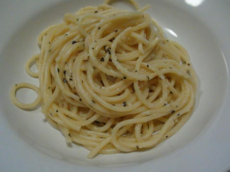 バジル＆チーズのスープスパゲティー