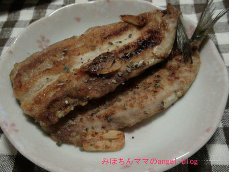 イワシのニンニクソテー