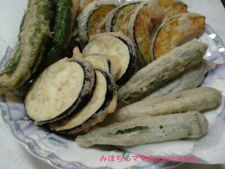 夏野菜天ぷら
