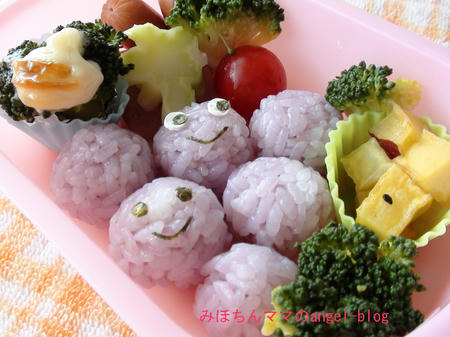 ぶどうのキャラ弁