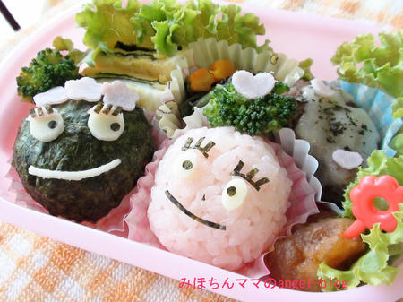 バーバパパ＆バーバママのキャラ弁