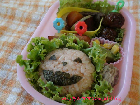 ハロウィン　キャラ弁