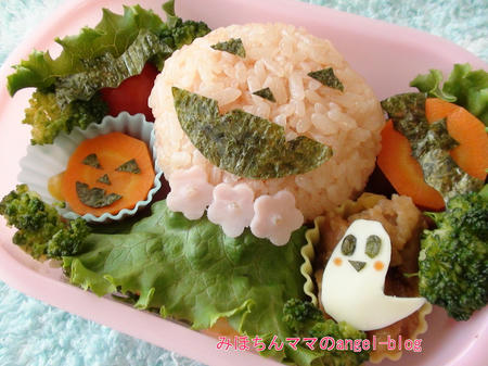 ハロウィンのキャラ弁