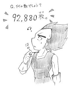 答えは、今日一日組んだ広告の枚数。