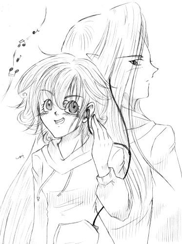 何聴いてるのかな？
