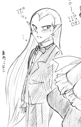 鼻血を拭いてください。
