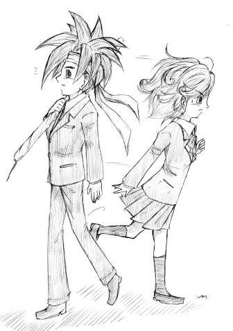 「部活行かなきゃ。」 「委員会行かなきゃ！」