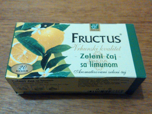 FRUCTUSのレモングリーンティー
