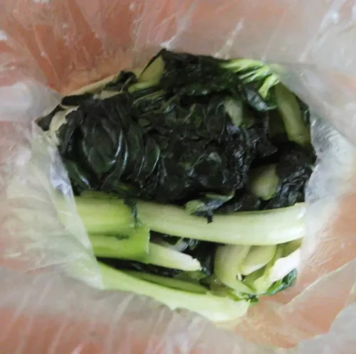 タアサイのワサビ漬け