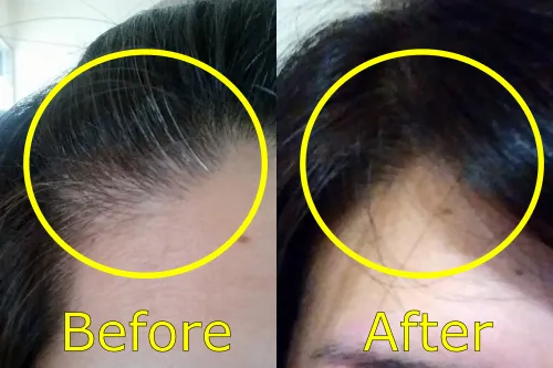 ウエラトーン2+1　7GMで染める前後_1