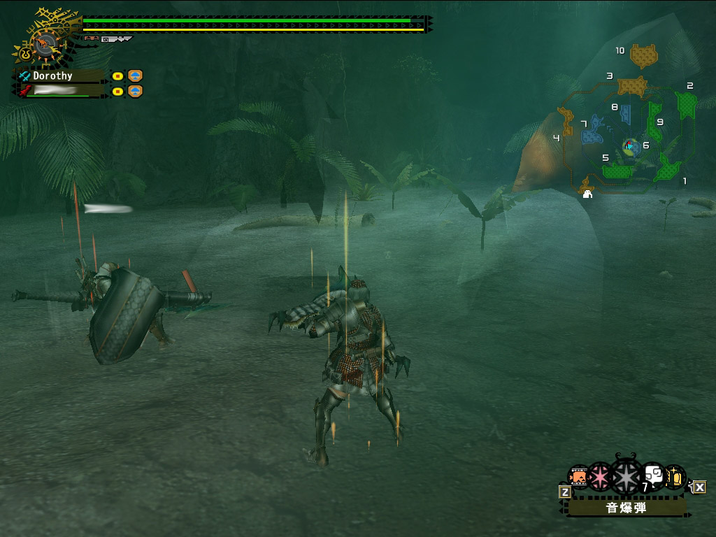 見え辛いですが正面に居ます