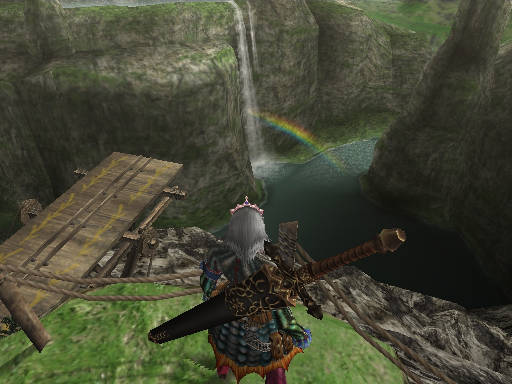 マイトレの展望台？から見下ろしてみた