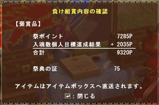 31回狩人祭結果