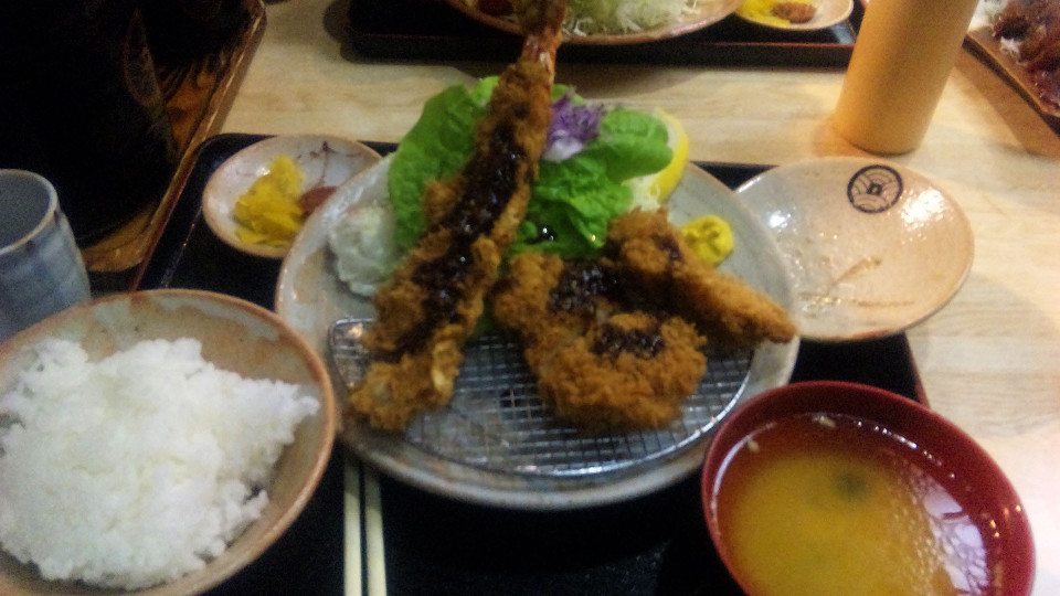 大エビヒレカツ定食1,9800円