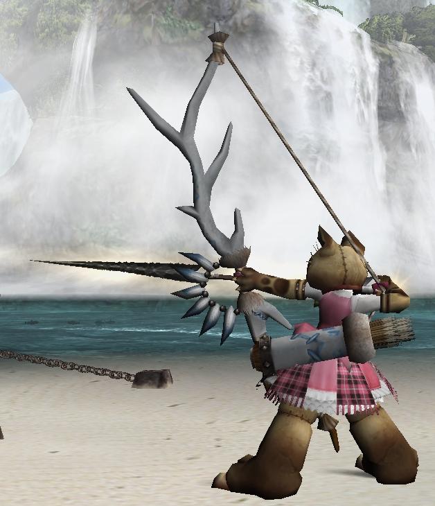 藍色の弓背面？？