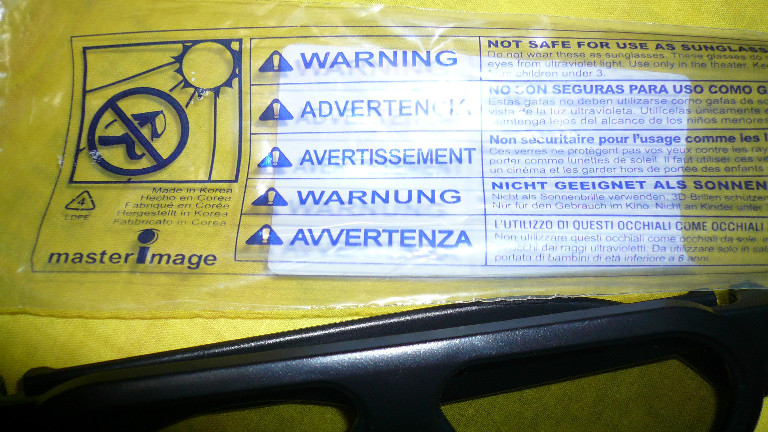 劇場配布3Dメガネの袋