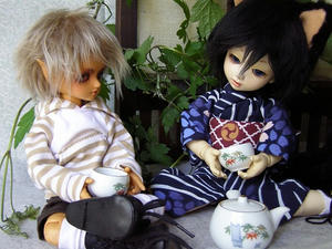 緑茶でティータイム