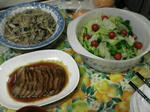 食卓。