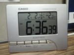 温度計付電波時計
