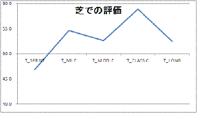 芝での評価