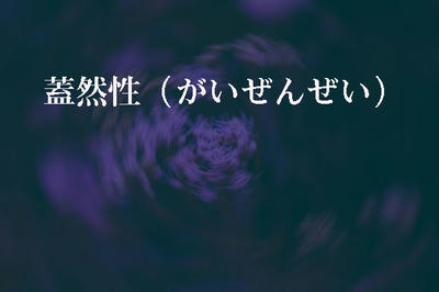 蓋然性（がいぜんぜい）