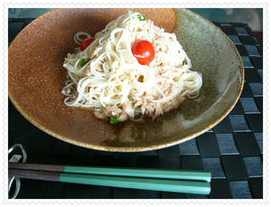 ツナトマトそうめん