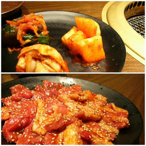 キムチとお肉