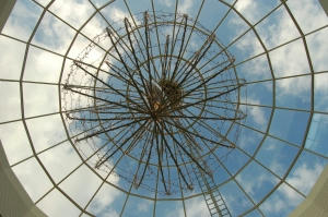 【見上げればどこまでも広がる青い空】
