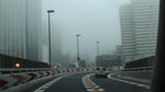 阪神高速環状線　濃霧