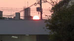 大阪の夕陽