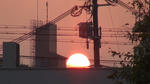大阪の夕陽