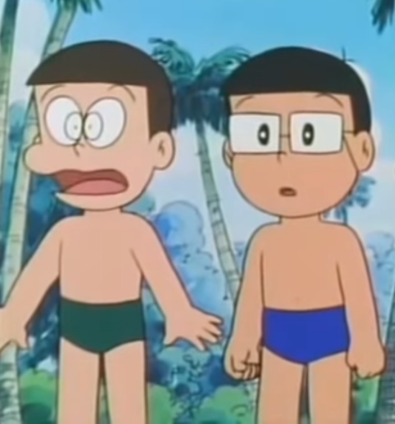 キテレツ大百科 トンガリ キテレツ 海パンのび太
