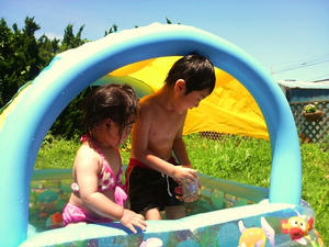 2010☆初プール