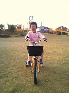 自転車練習☆