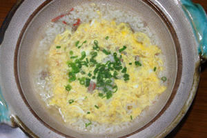 ぞうすいスープは寒いこの季節、身体がぽかぽかに温まります！