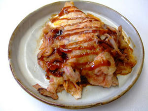 和田珍味はしま亭で大人気！お好み焼き風いか焼き♪♪