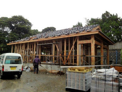 御開の家 屋根