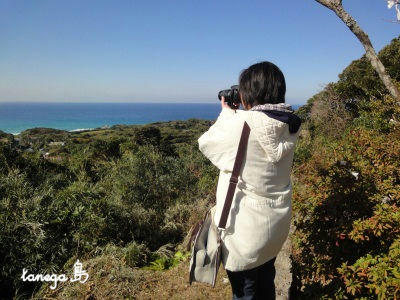 伊勢神社から見る西海岸