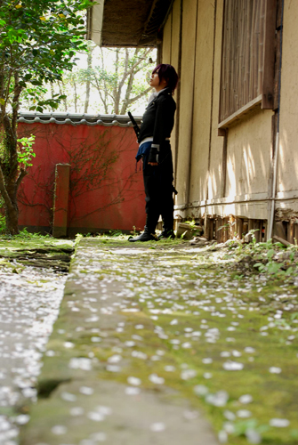 お花見しながら！